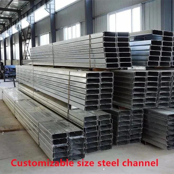 SM490 Q235 Galvanized C Channel